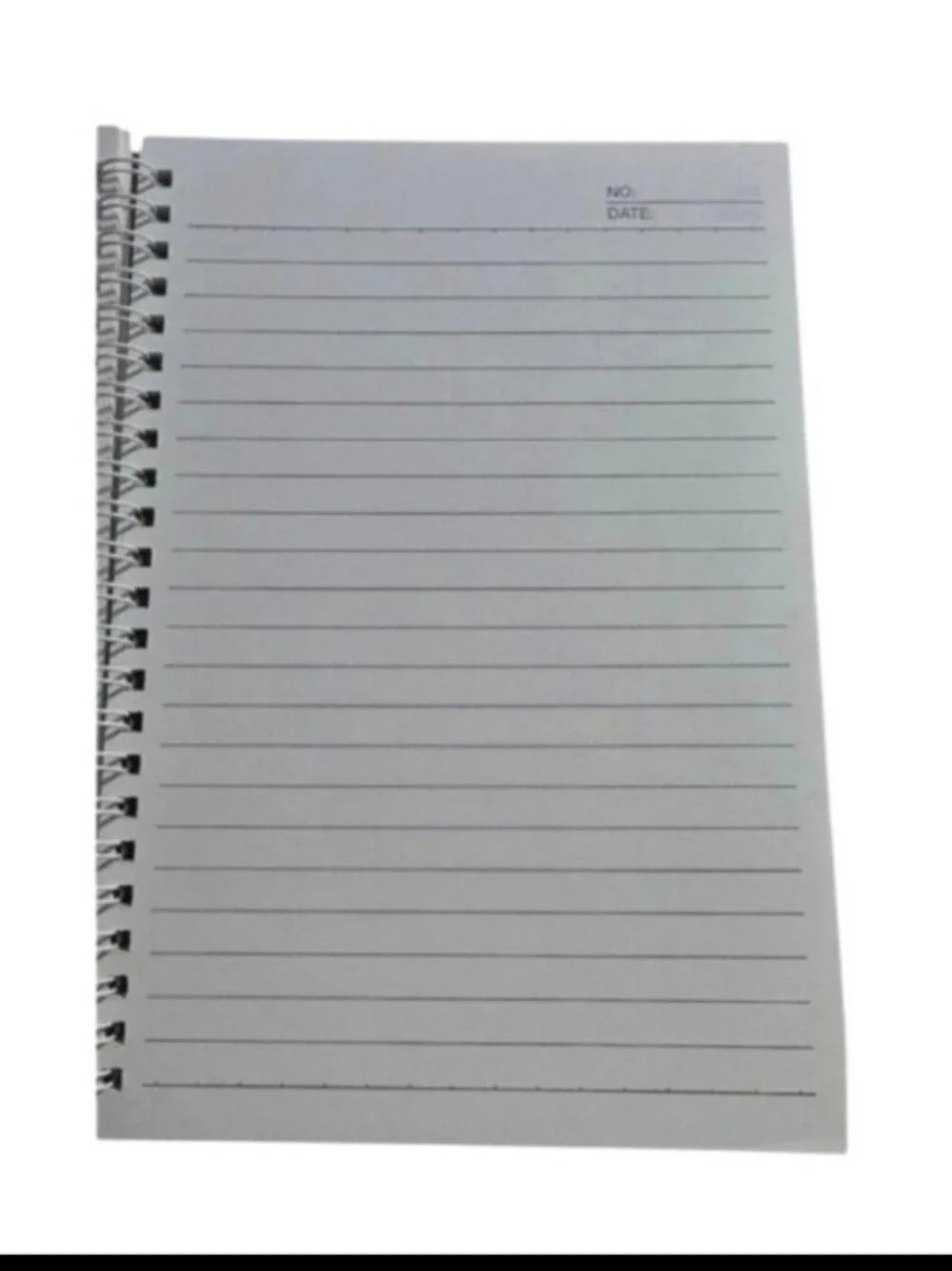 Blue Illustrated Spiral Notebook - Cute Monster Design